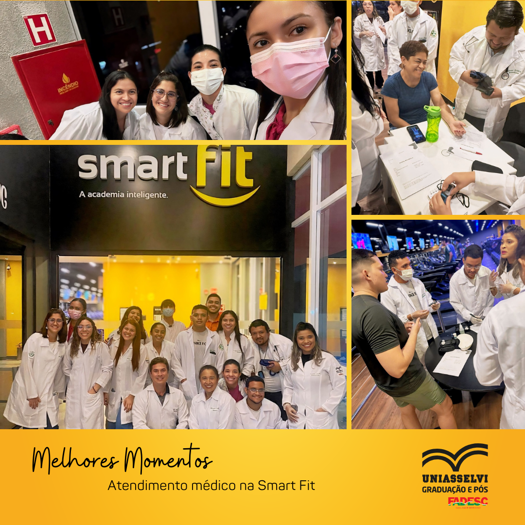 Atendimento médico na Smart Fit