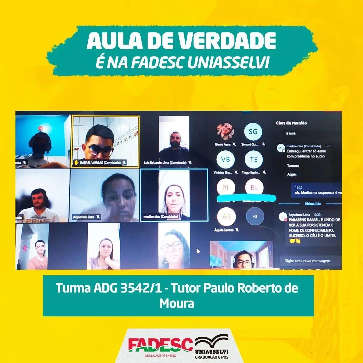 Aula de verdade é na FADESC Uniasselvi