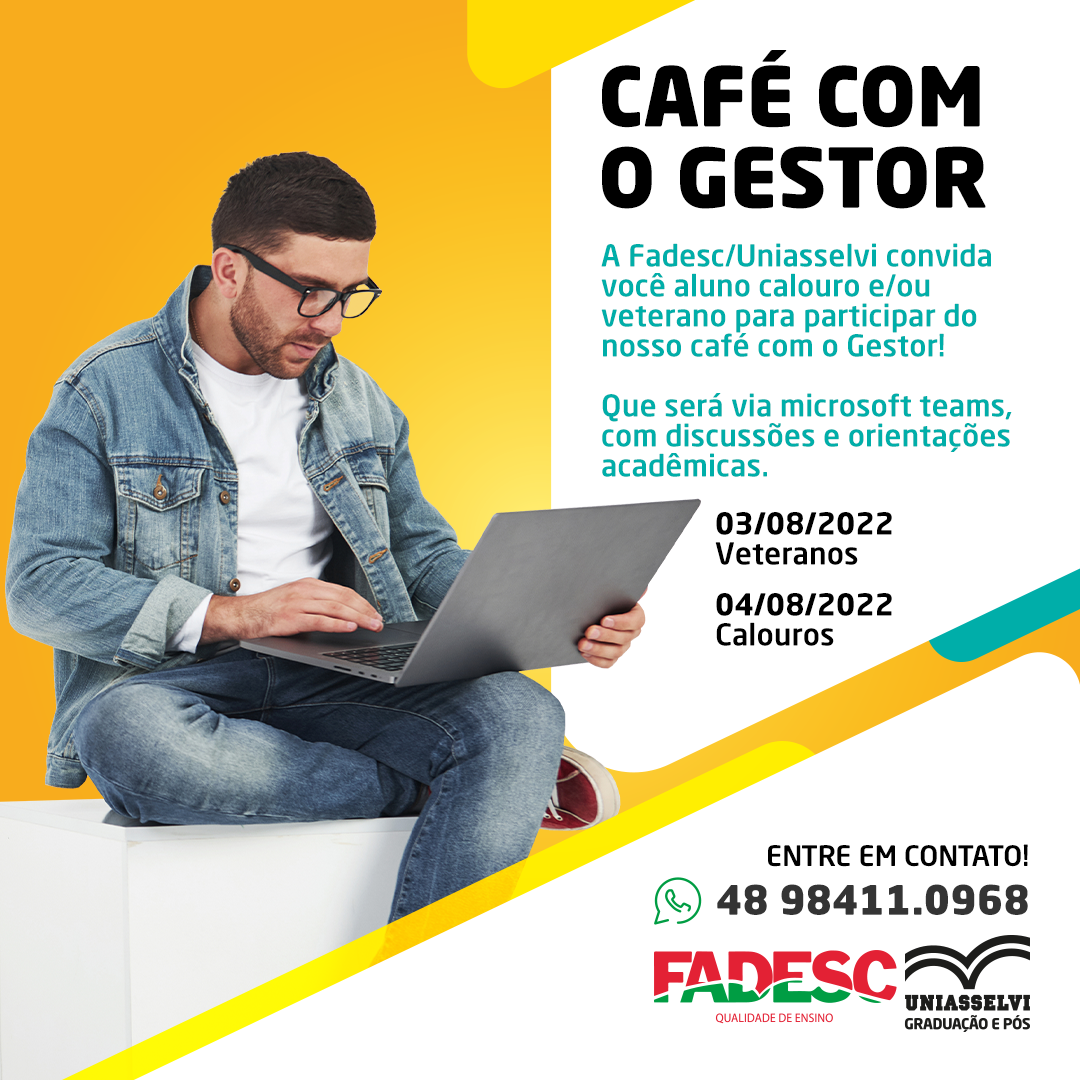CAFÉ COM O GESTOR