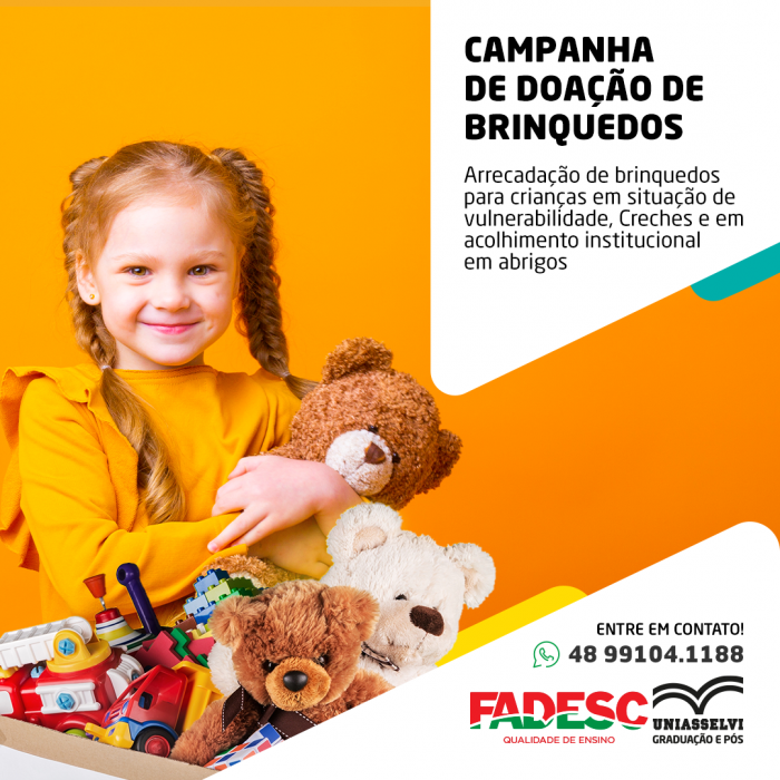 CAMPANHA DE DOAÇÃO DE BRINQUEDOS