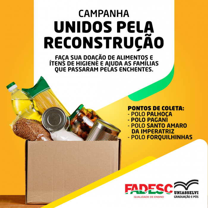 CAMPANHA UNIDOS PELA RECONSTRUÇÃO
