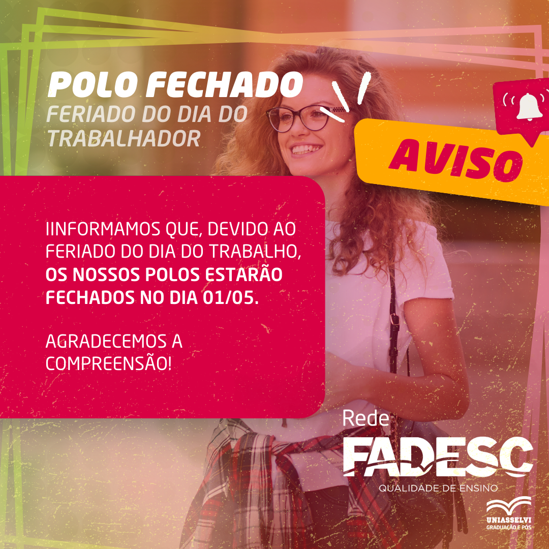 Comunicado Feriado 01/05/2023