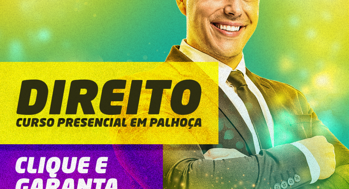 CURSO DE DIREITO PRESENCIAL EM PALHOÇA! -Fadesc - Qualidade de ensino