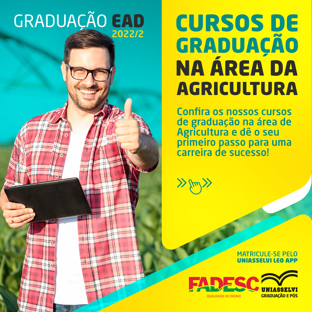 CURSOS DE GRADUAÇÃO NA ÁREA DA AGRICULTURA
