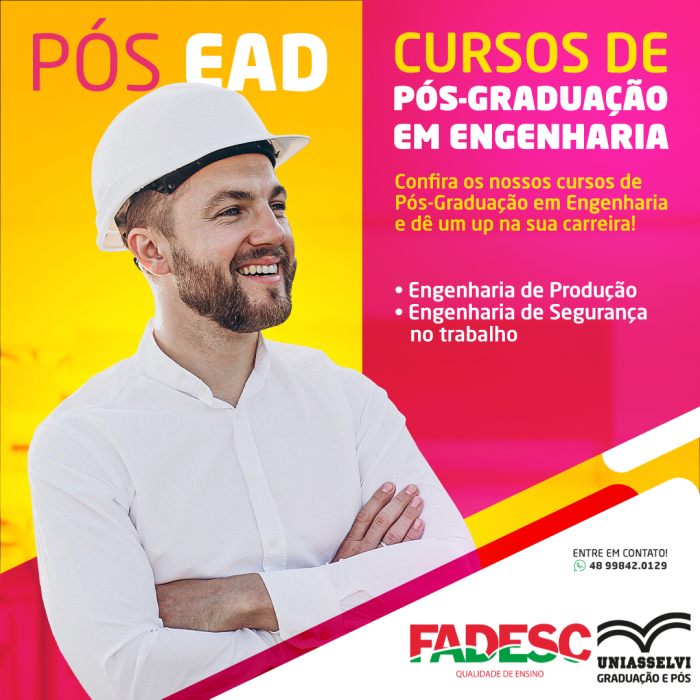 CURSOS DE PÓS GRADUAÇÃO EM ENGENHARIA