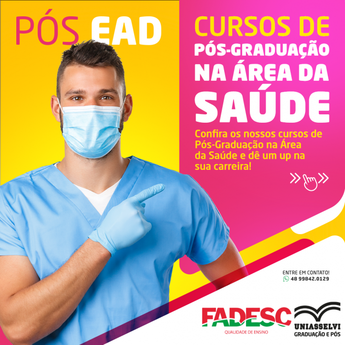 CURSOS DE PÓS GRADUAÇÃO NA ÁREA DA SAÚDE -Fadesc - Qualidade de ensino