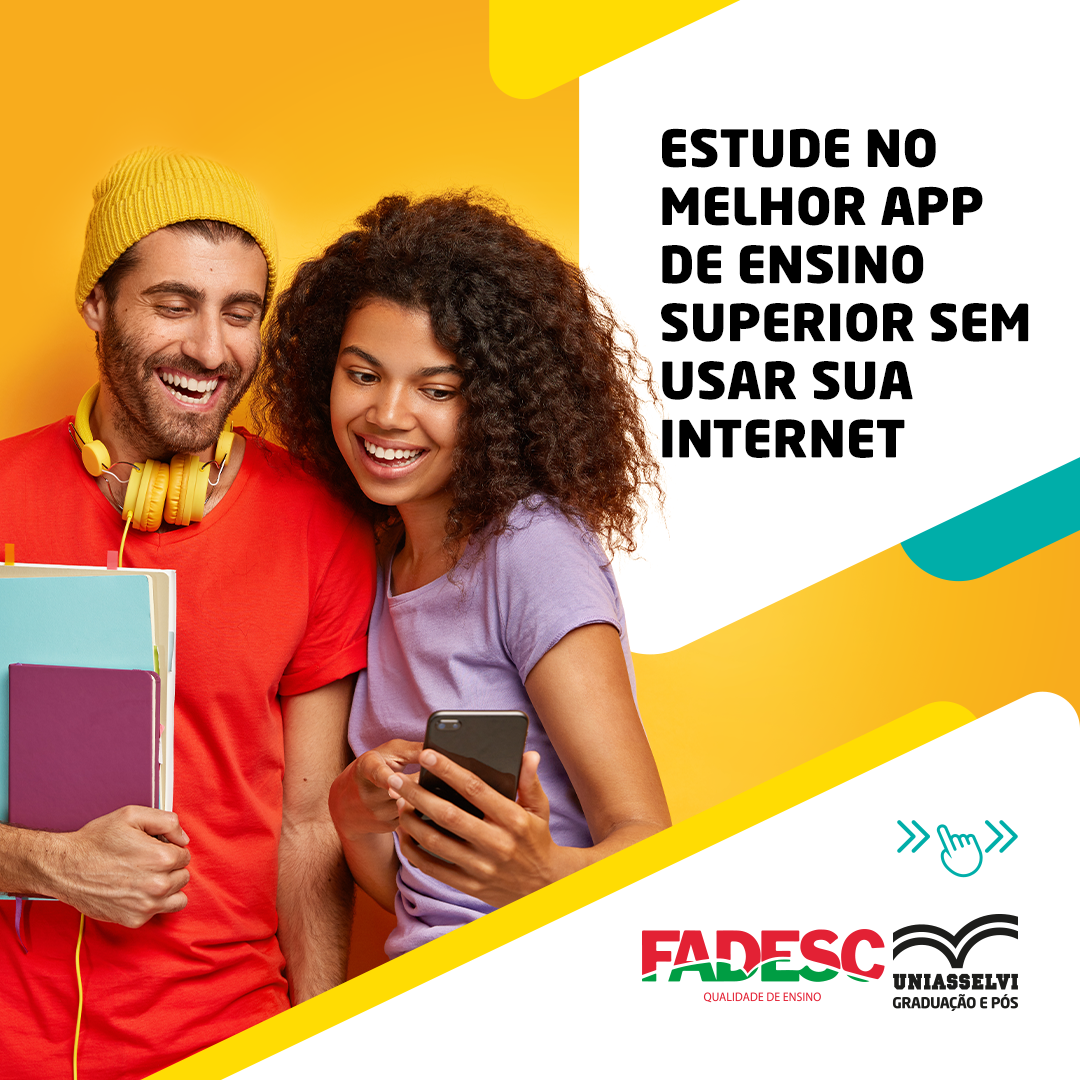 ESTUDE DO MELHOR APP DE ENSINO SUPERIOR SEM USAR A INTERNET!