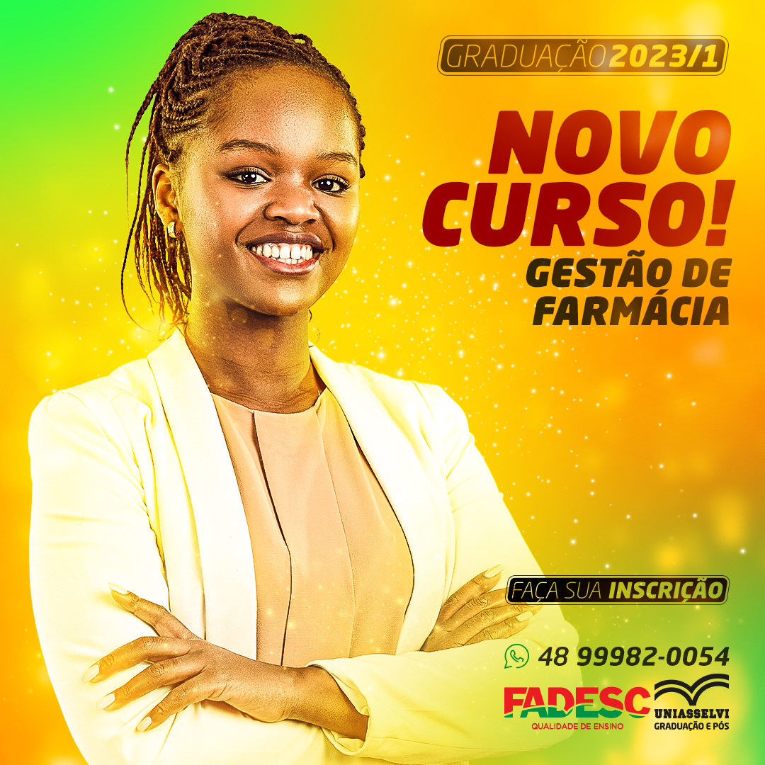 GRADUAÇÃO EM GESTÃO DE FARMÁCIA