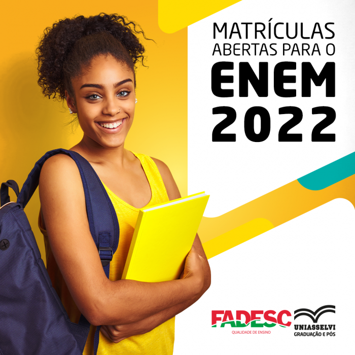 Matrículas abertas para o ENEM 2022