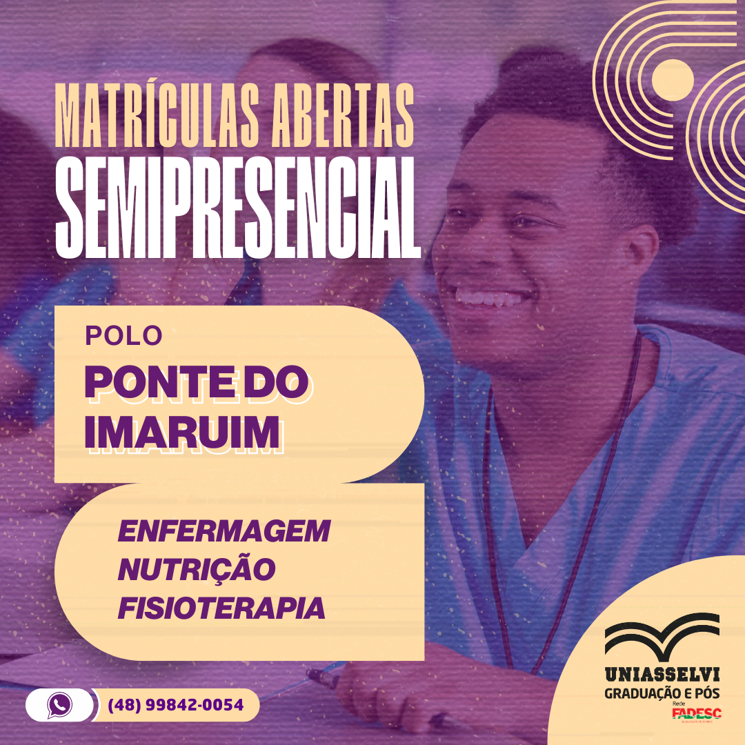 MATRÍCULAS ABERTAS PARA OS CURSOS NA ÁREA DA SAÚDE