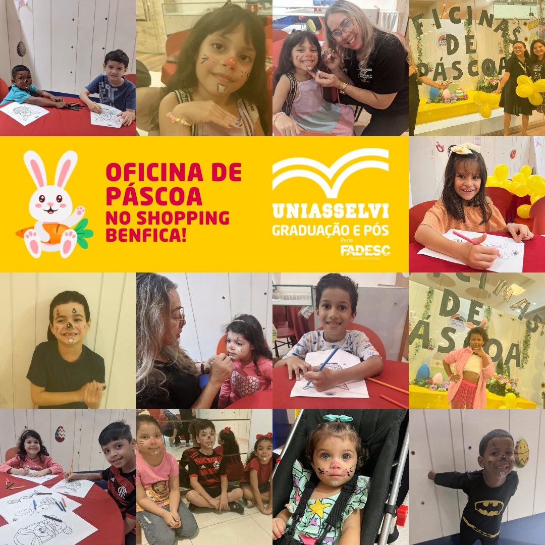 OFICINA DE PÁSCOA NO SHOPPING BENFICA NO CEARÁ!