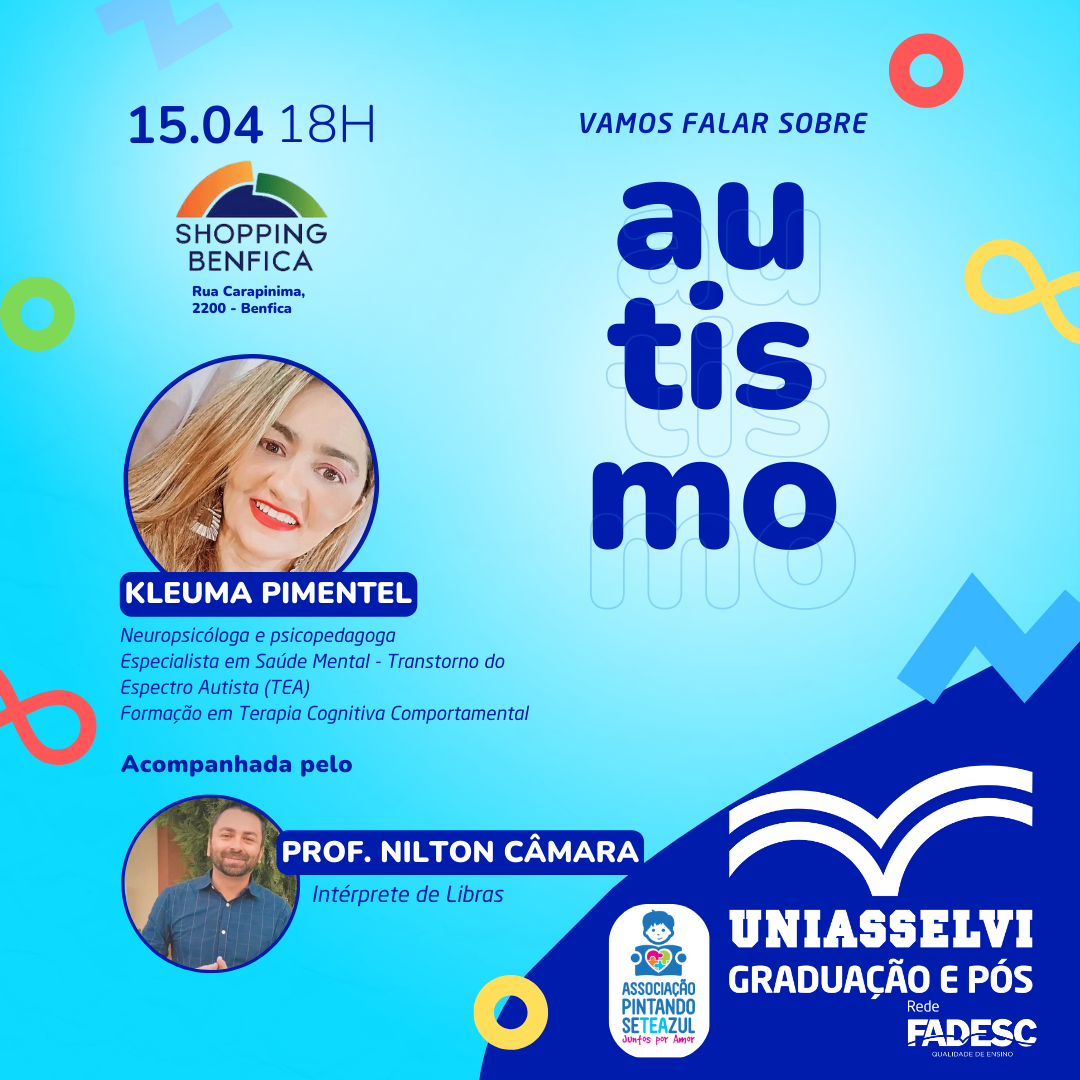 PALESTRA: VAMOS FALAR SOBRE AUTISMO!