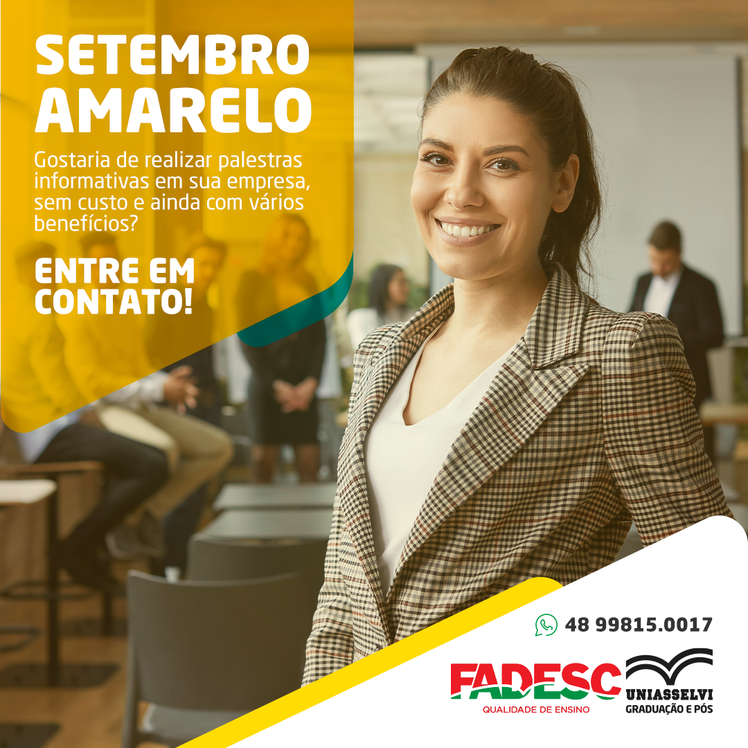 Palestras na sua empresa: Setembro Amarelo e Outubro Rosa