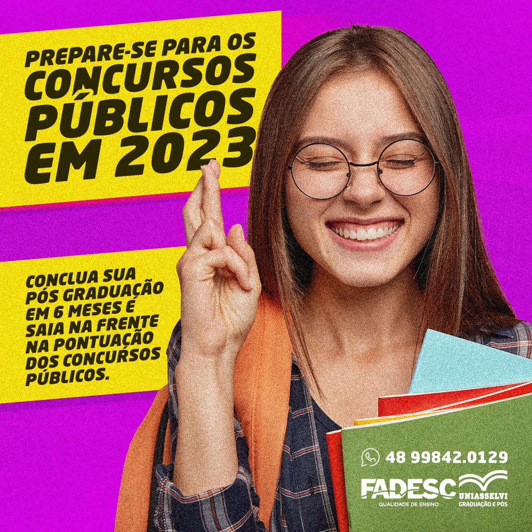 PREPARE-SE PARA OS CONCURSOS PÚBLICOS EM 2023