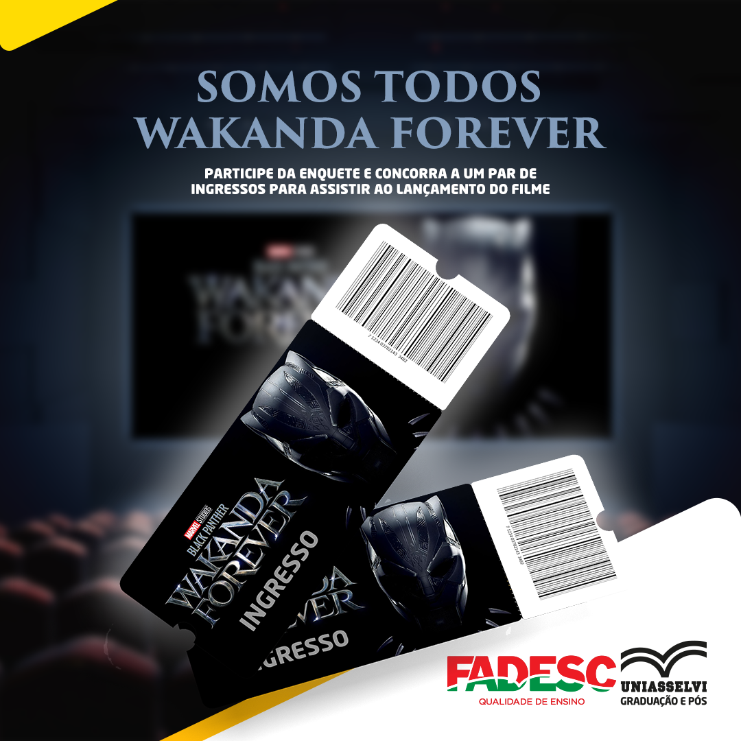 SOMOS TODOS WAKANDA FOREVER 