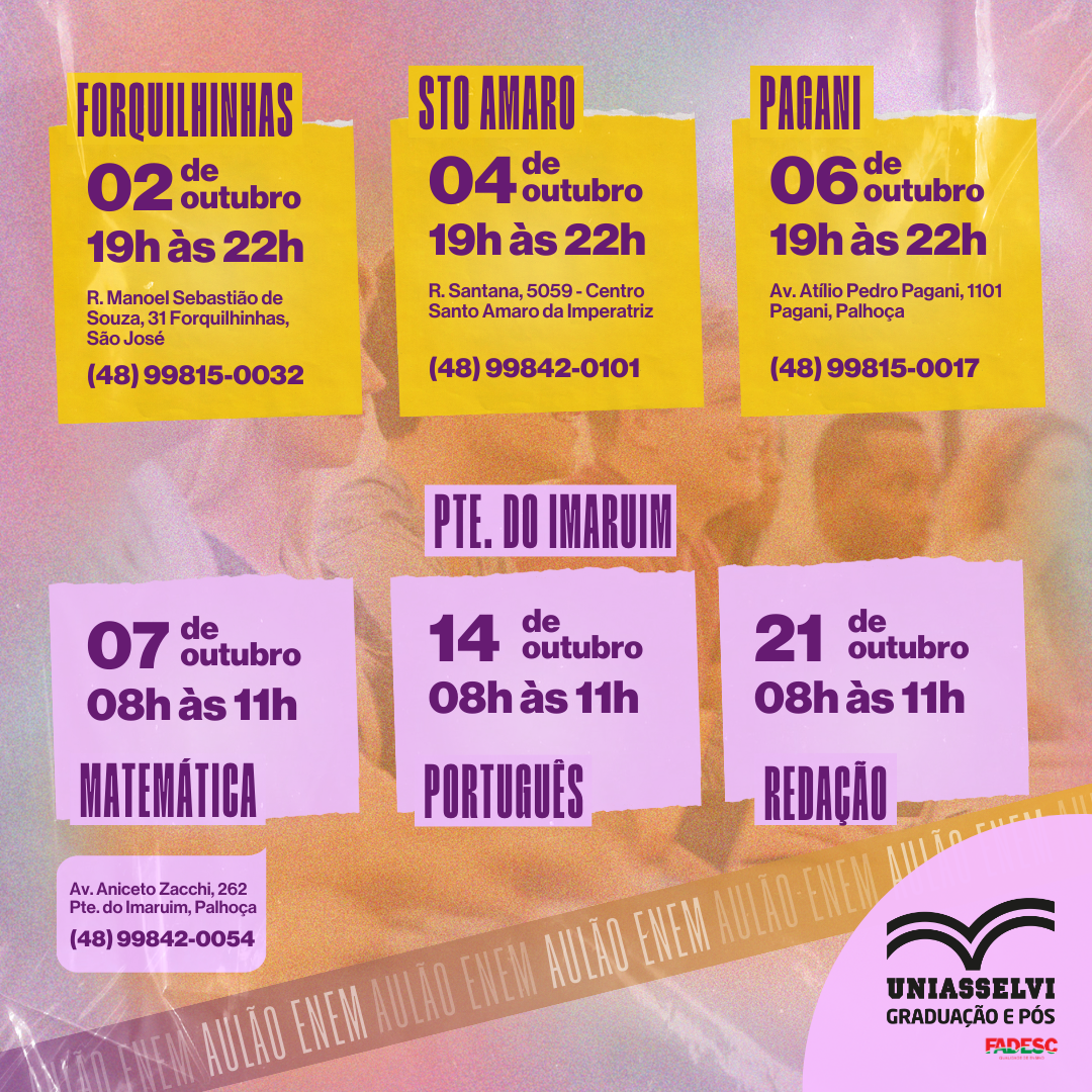 VENHA SE PREPARAR PARA O ENEM 2023.