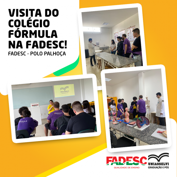 Visita do Colégio Fórmula na Fadesc!